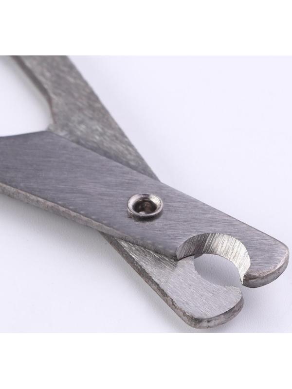 Ножницы-когтерезы большие, отверстие 10 мм, чёрные