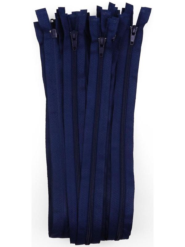 Молния разъёмная «Спираль», №5, замок автомат, 60 см, цвет тёмно-синий