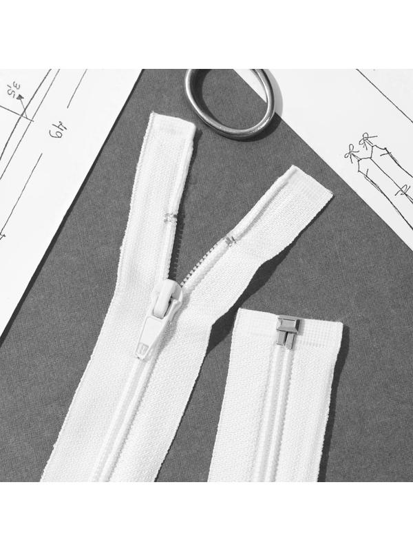 Молния разъёмная «Спираль», №5, замок автомат, 80 см, цвет белый