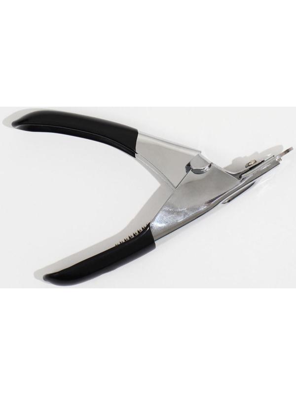 Когтерез-гильотина с прорезиненными ручками, 12 х 7,5 х 1,4 см, эконом, микс цветов