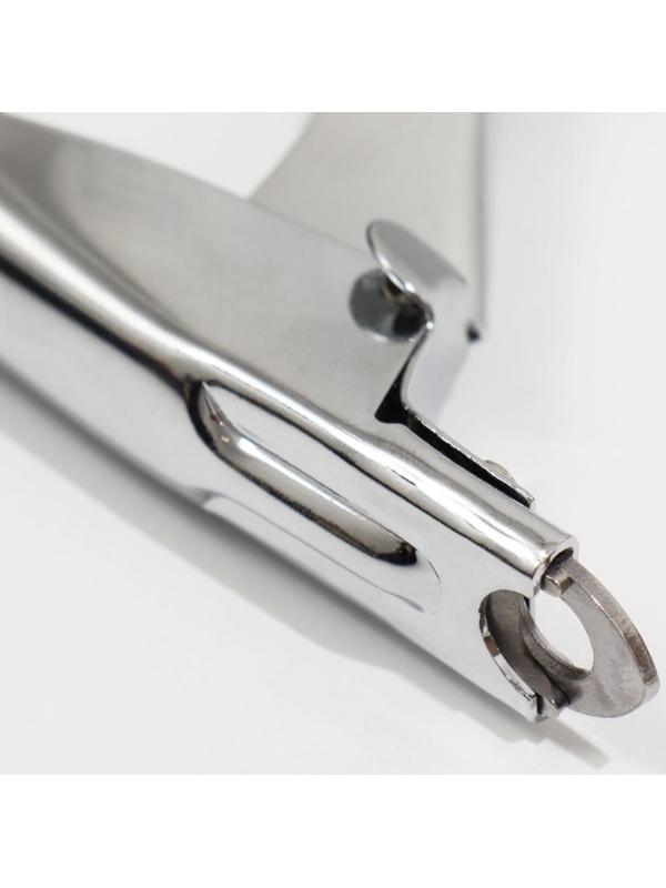 Когтерез-гильотина с прорезиненными ручками, 12 х 7,5 х 1,4 см, эконом, микс цветов