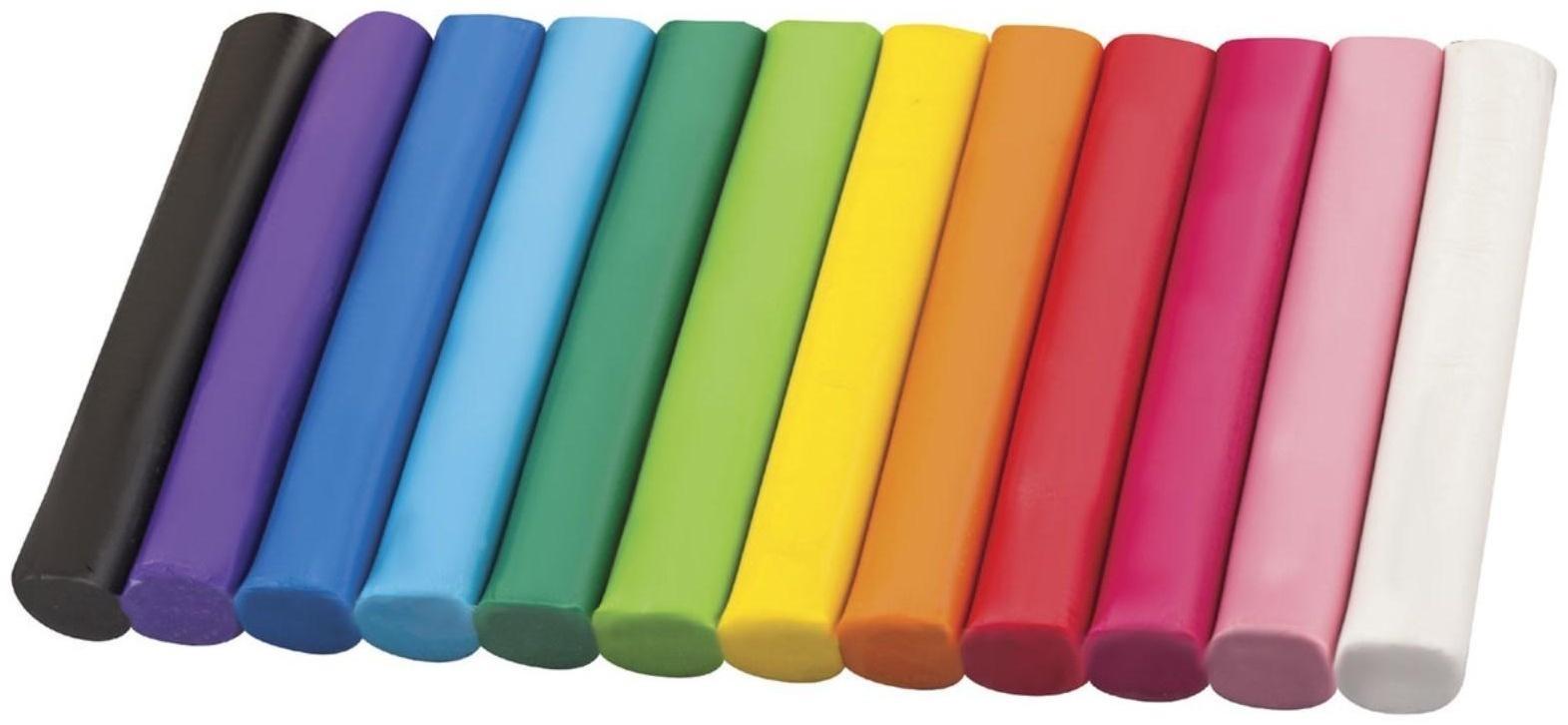 Пластилин 12 цветов 200 г, BRAUBERG высшее качество, в блистере