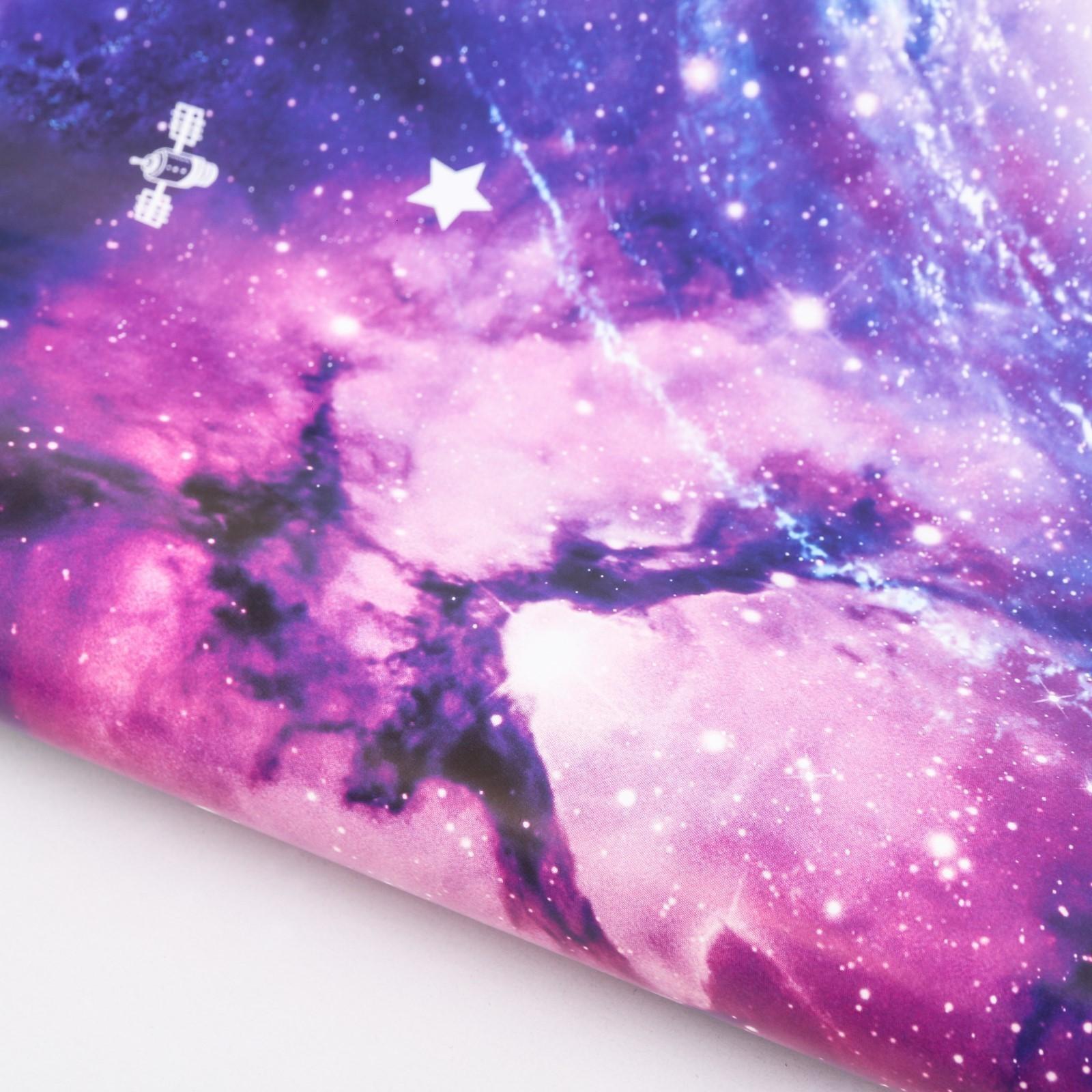 Бумага упаковочная глянцевая «Космос», 50 х 70 см / 10 шт.