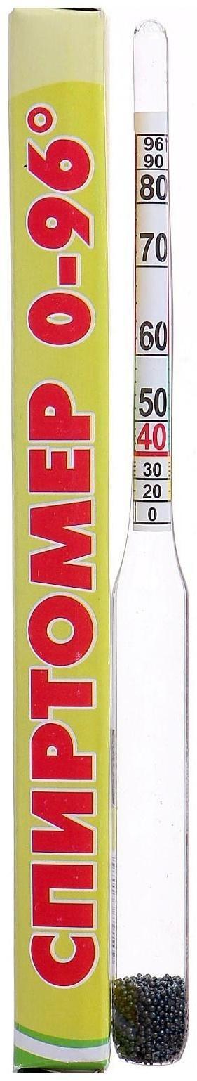 Спиртомер бытовой 0-96%, 14 см