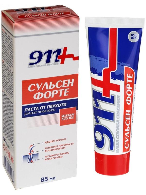 Паста от перхоти 911 Сульсен Форте, 85 мл
