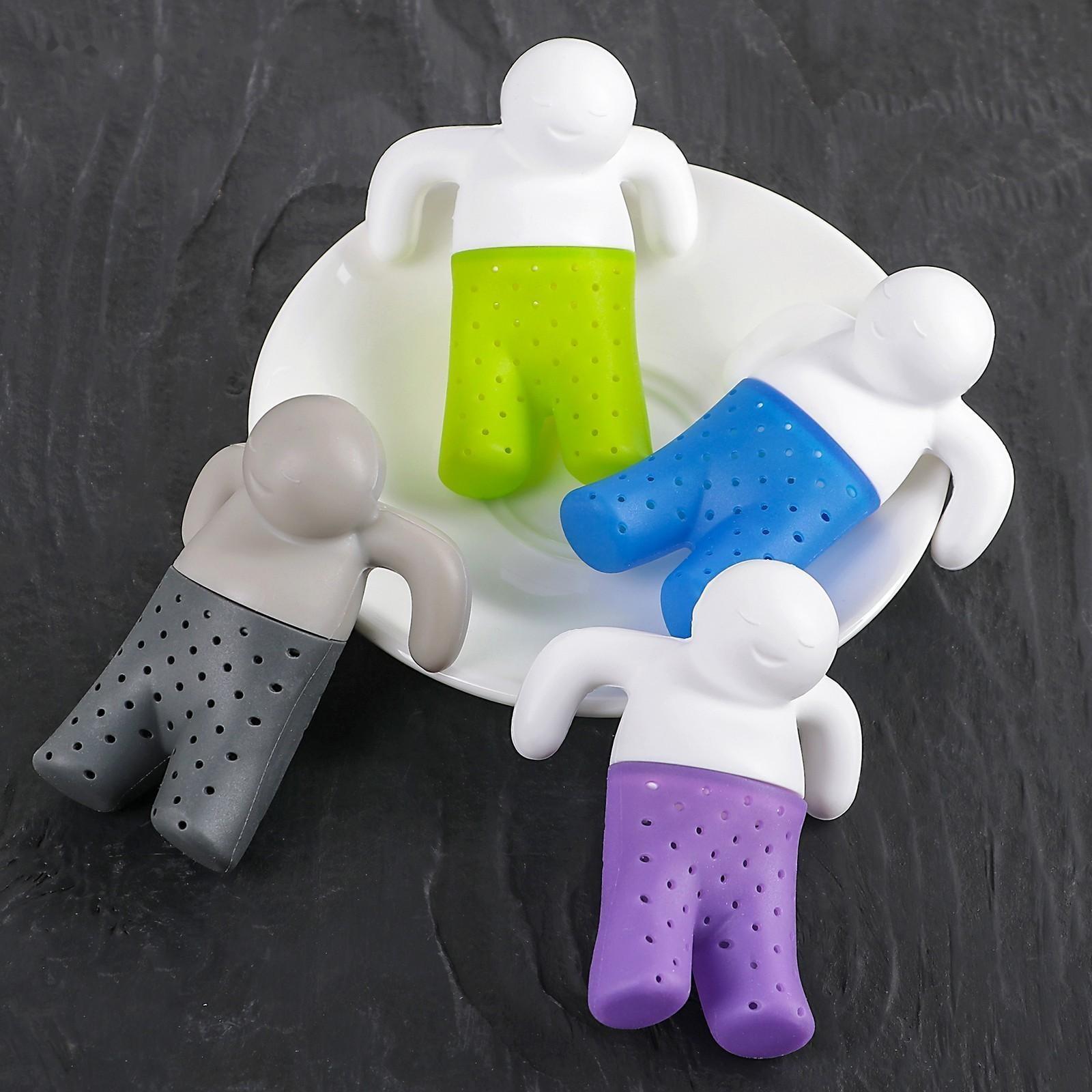 Ситечко для чая Доляна «Человечек», цвет МИКС