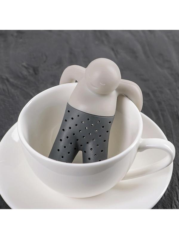 Ситечко для чая Доляна «Человечек», цвет МИКС