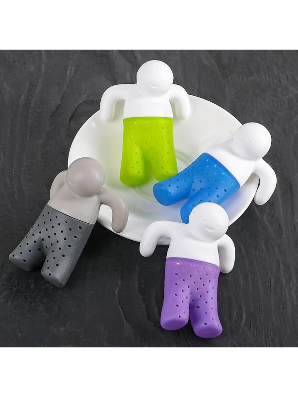 Ситечко для чая Доляна «Человечек», цвет МИКС