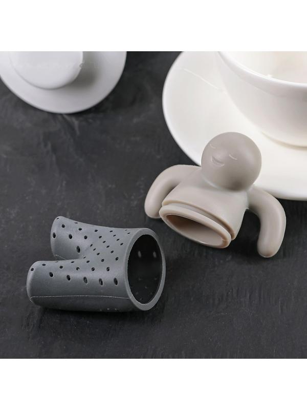 Ситечко для чая Доляна «Человечек», цвет МИКС