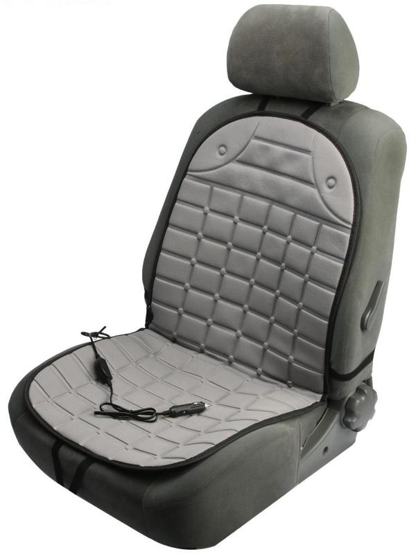 Накидка с подогревом TORSO, 12 В, регулятор, 95×50 см, провод 130 см, серый