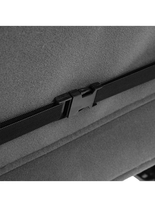 Накидка с подогревом TORSO, 12 В, регулятор, 95×50 см, провод 130 см, серый