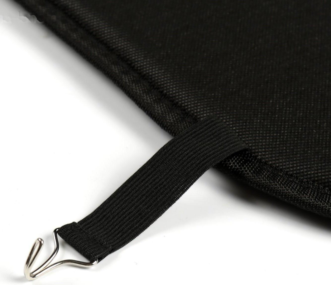 Накидка с подогревом TORSO, 12 В, регулятор, провод 120 см, иск. мех,  черный