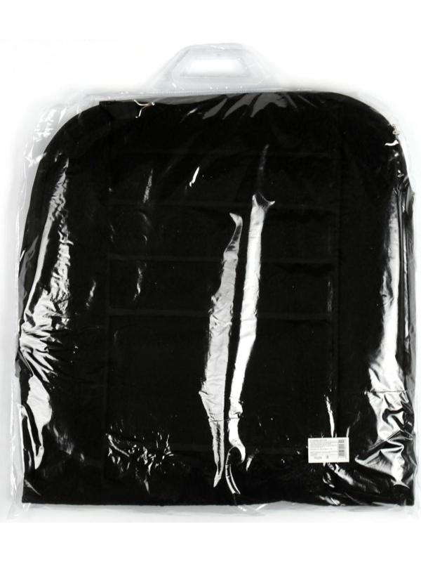 Накидка с подогревом TORSO, 12 В, регулятор, провод 120 см, иск. мех,  черный