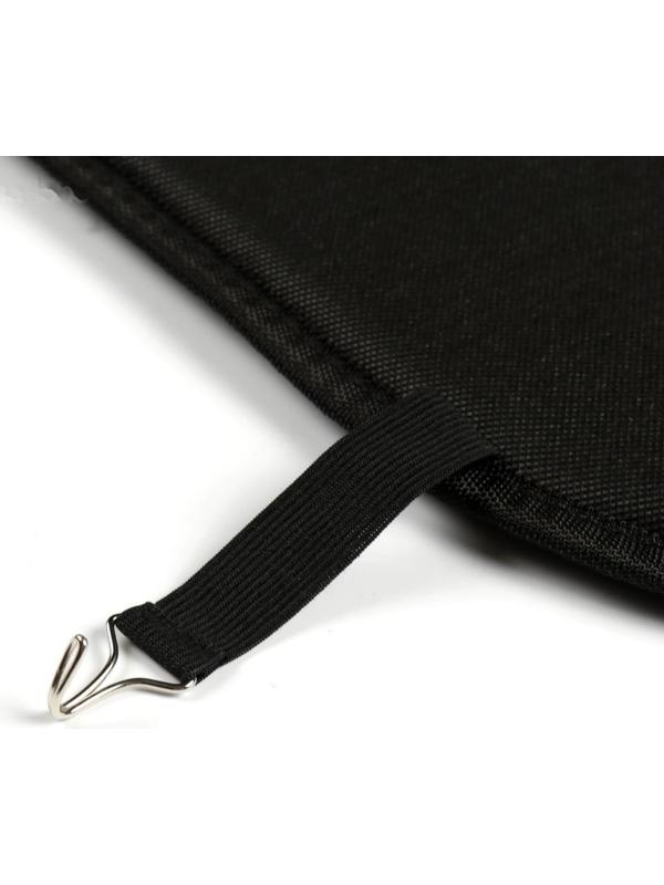 Накидка с подогревом TORSO, 12 В, регулятор, провод 120 см, иск. мех,  черный