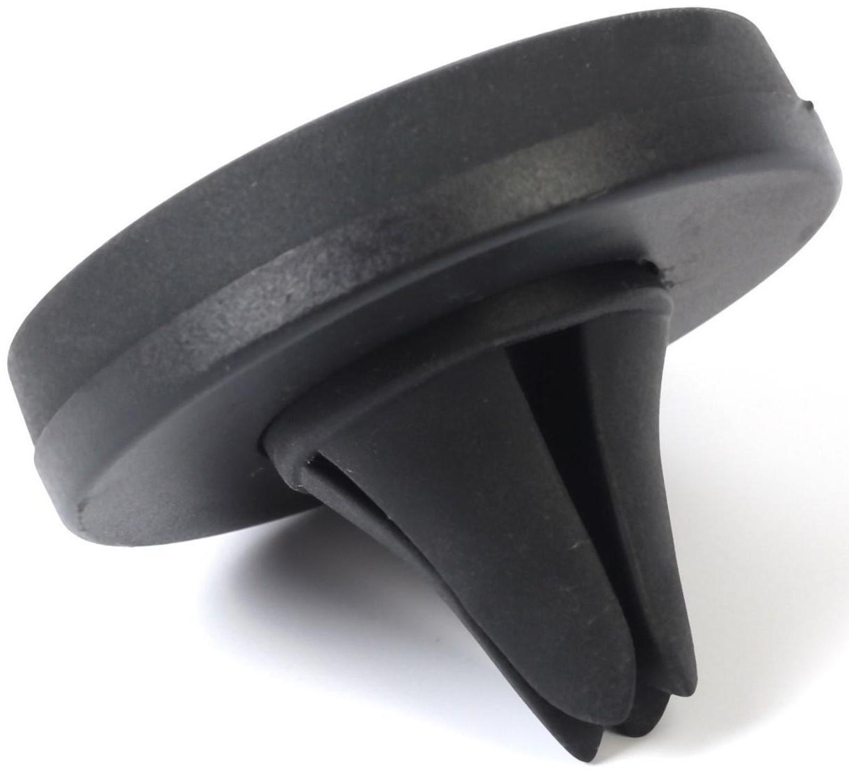 Держатель телефона магнитный Cartage в дефлектор, прорезиненный, черный