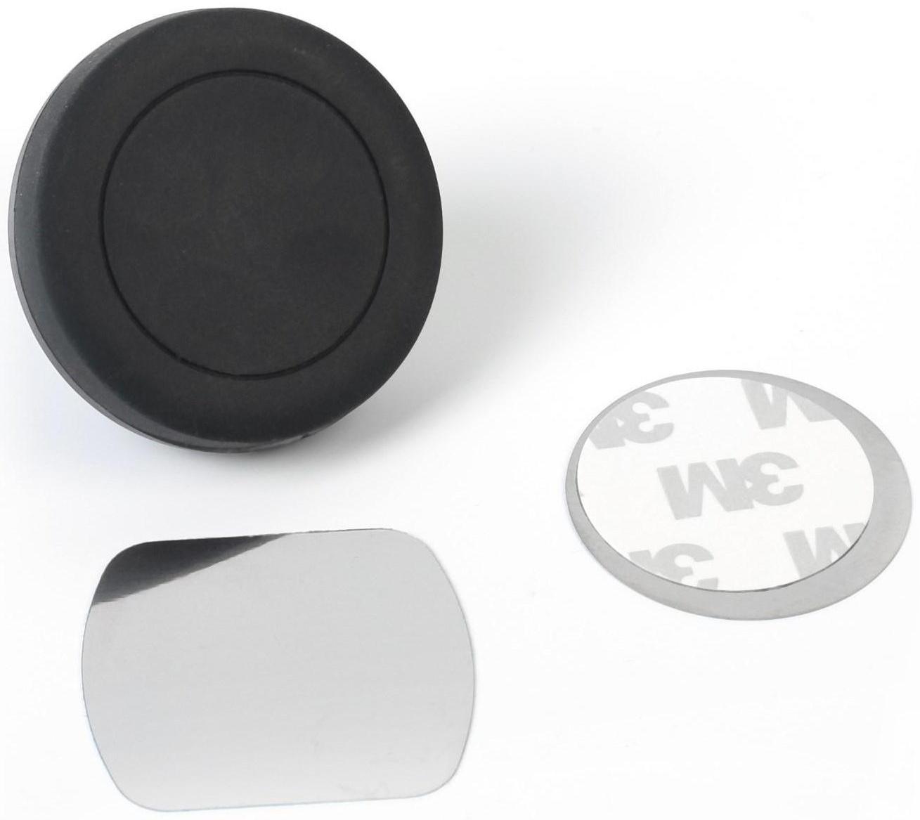 Держатель телефона магнитный Cartage в дефлектор, прорезиненный, черный