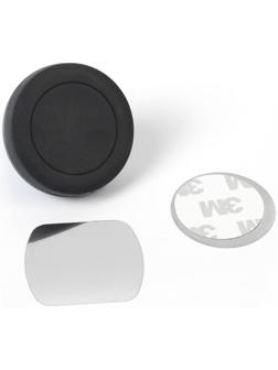 Держатель телефона магнитный Cartage в дефлектор, прорезиненный, черный