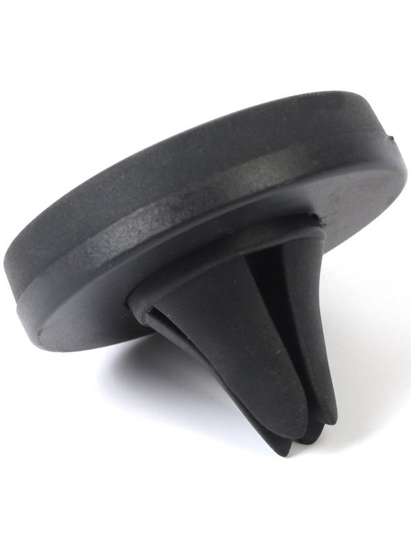 Держатель телефона магнитный Cartage в дефлектор, прорезиненный, черный