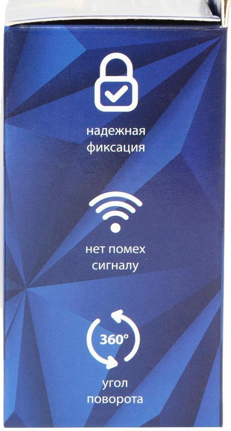 Держатель телефона Cartage, магнитный на клейкой ленте, черный