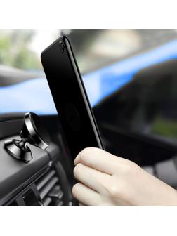 Держатель телефона Cartage, магнитный на клейкой ленте, черный