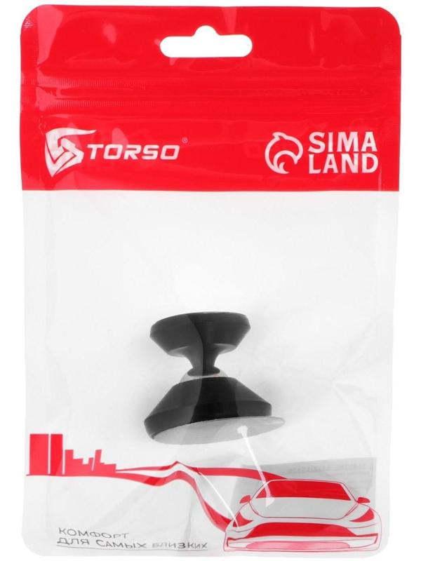 Держатель телефона Cartage, магнитный на клейкой ленте, черный