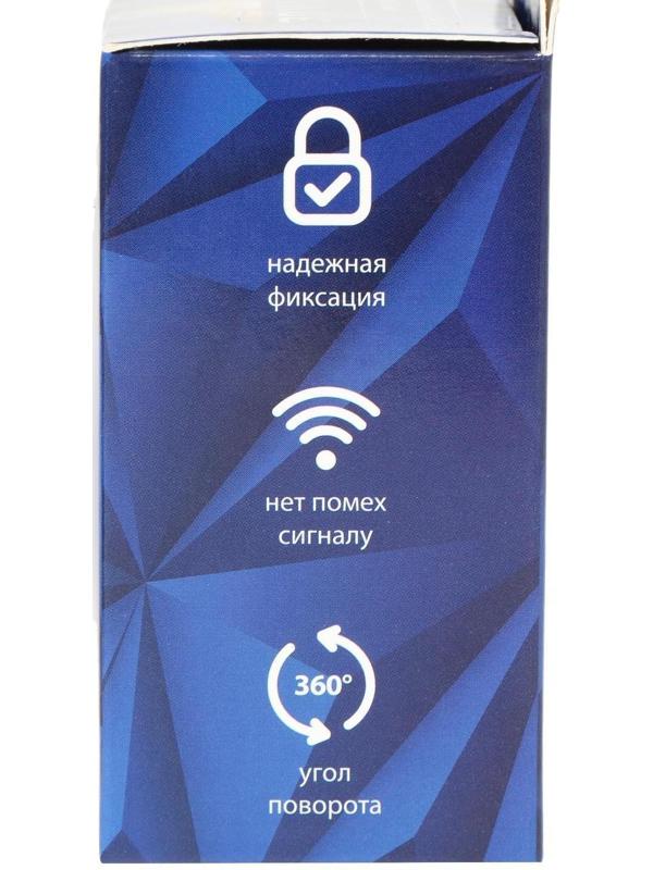 Держатель телефона Cartage, магнитный на клейкой ленте, черный