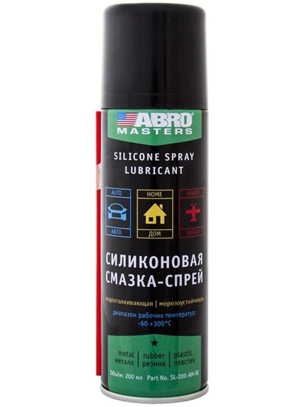 Смазка-спрей силиконовая ABRO, 200 мл SL-200-AM-RE