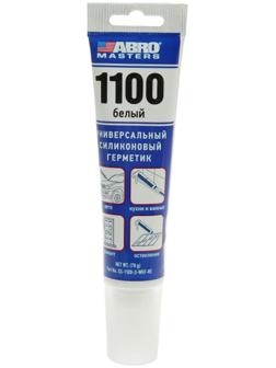 Герметик силиконовый 1100 ABRO MASTERS белый, 70 г SS-1100-3-WHT-RE