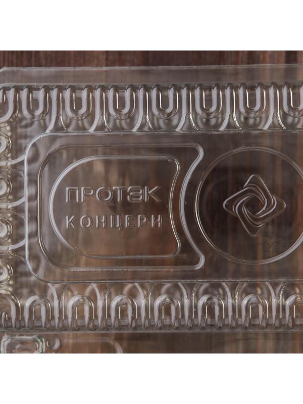 Контейнер одноразовый с неразъёмной крышкой, прямоугольный, 400 шт/уп