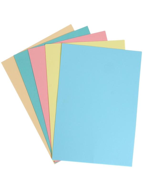 Бумага цветная А4, 50 листов 