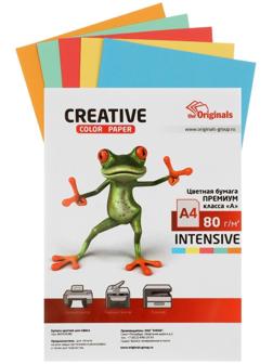 Бумага цветная А4, 50 листов 