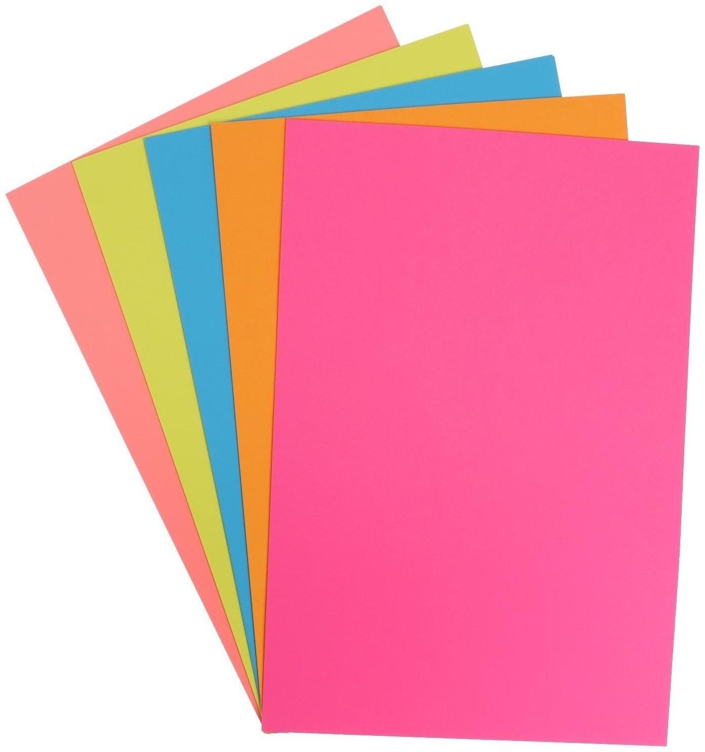 Бумага цветная А4, 50 листов 