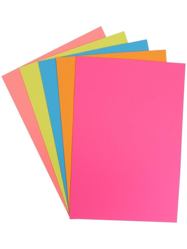 Бумага цветная А4, 50 листов 