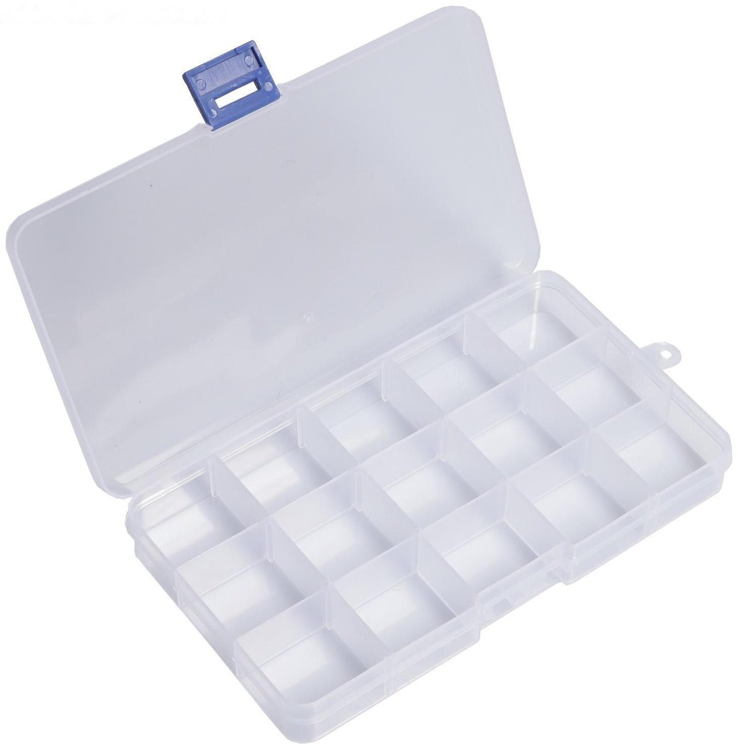 Контейнер для крепежа 15 ячеек