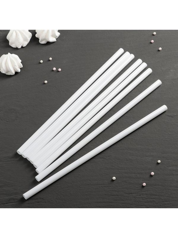 Набор палочек-дюбелей для кондитерских изделий Доляна, 8 шт, d=1 см, длина 30 см