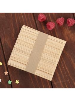 Палочки деревянные для мороженого, 48-50 шт, 11,5×1,1 см