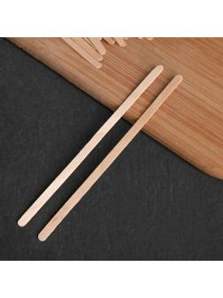 Деревянный размешиватель, 14×0,5 см, 35 шт