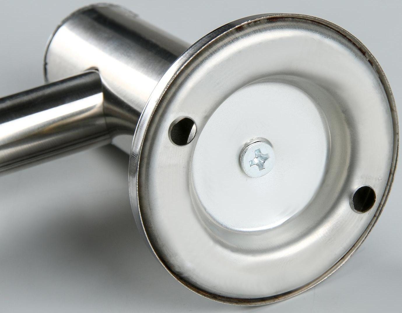 Держатель для полотенец одинарный, 61×5×8.5 см, цвет хром