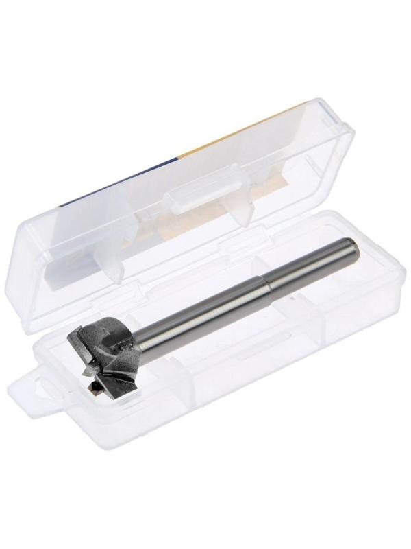 Сверло Форстнера ТУНДРА, твердосплавные пластины, цилиндрический хвостовик, 22 мм