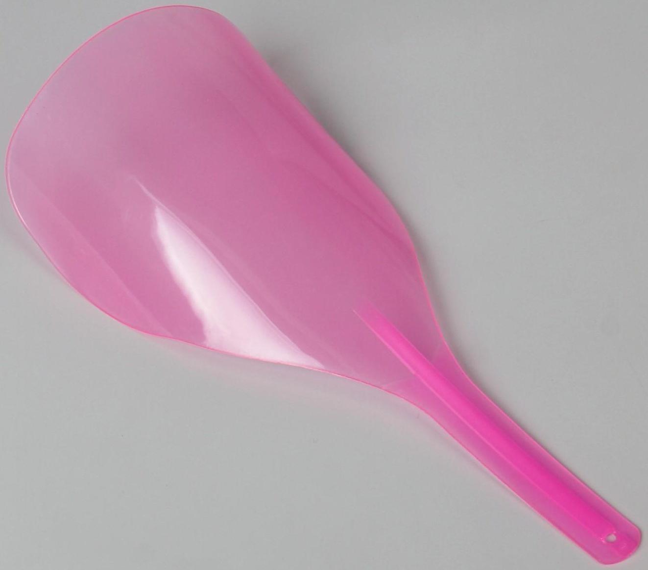 Экран для защиты лица, с ручкой, 31,5 × 13,5 см, цвет МИКС