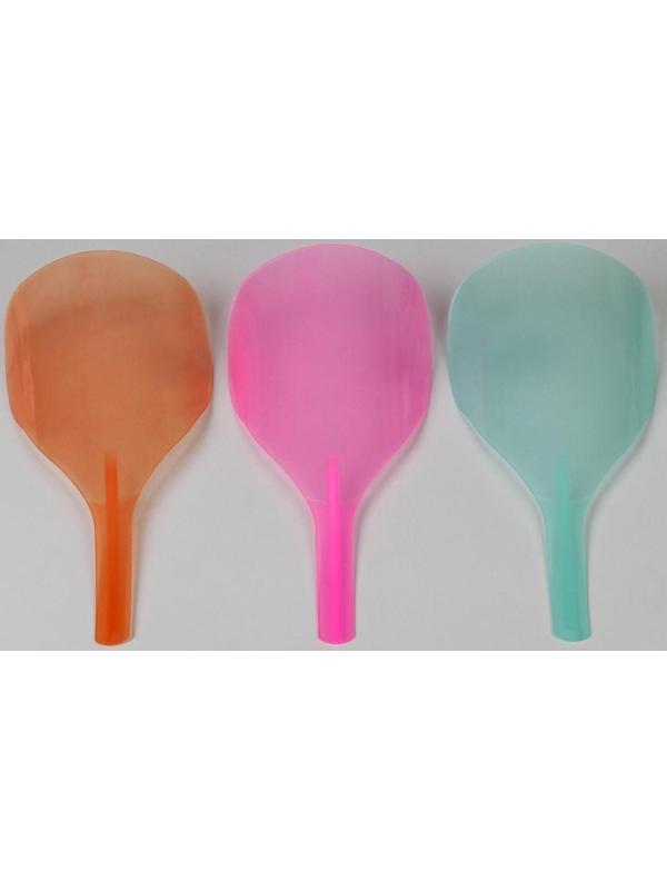 Экран для защиты лица, с ручкой, 31,5 × 13,5 см, цвет МИКС