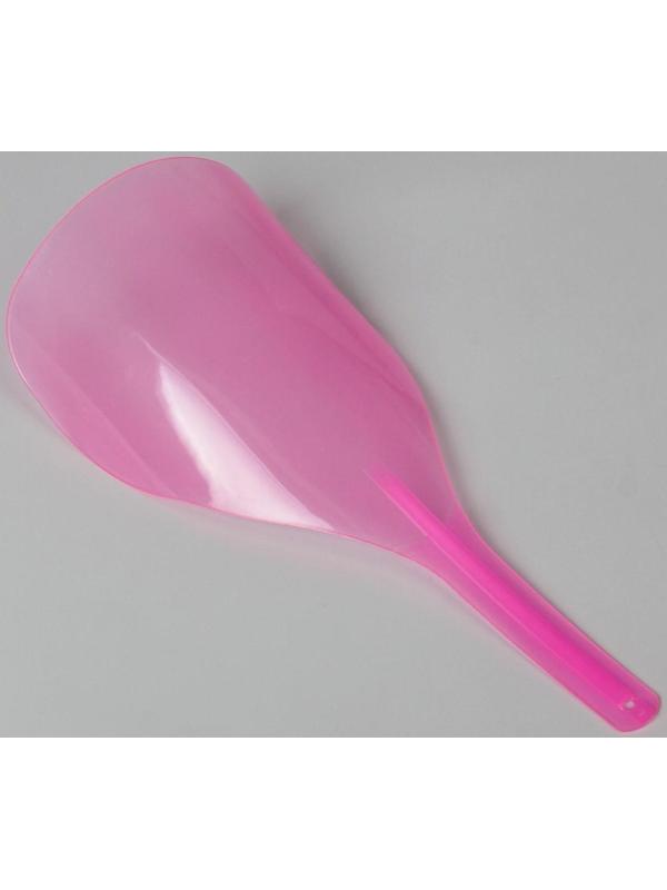 Экран для защиты лица, с ручкой, 31,5 × 13,5 см, цвет МИКС