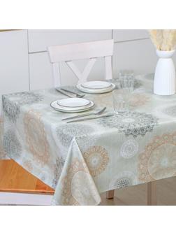 Клеёнка столовая на нетканой основе Доляна, ширина 137 см, толщина 0,08 мм, рулон 20 м