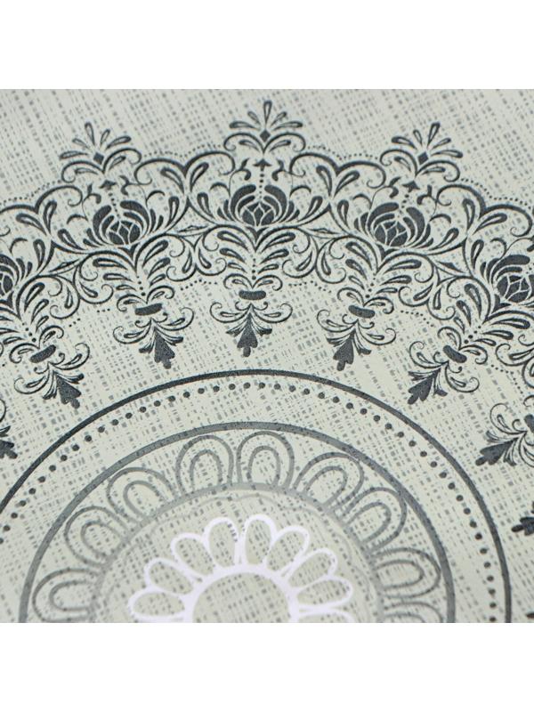 Клеёнка столовая на нетканой основе Доляна, ширина 137 см, толщина 0,08 мм, рулон 20 м