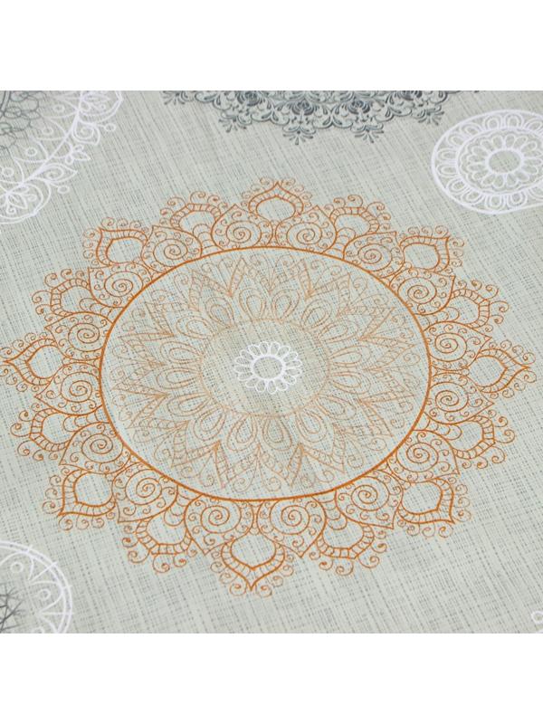 Клеёнка столовая на нетканой основе Доляна, ширина 137 см, толщина 0,08 мм, рулон 20 м