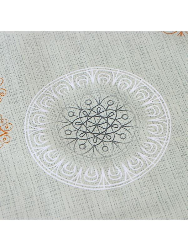 Клеёнка столовая на нетканой основе Доляна, ширина 137 см, толщина 0,08 мм, рулон 20 м