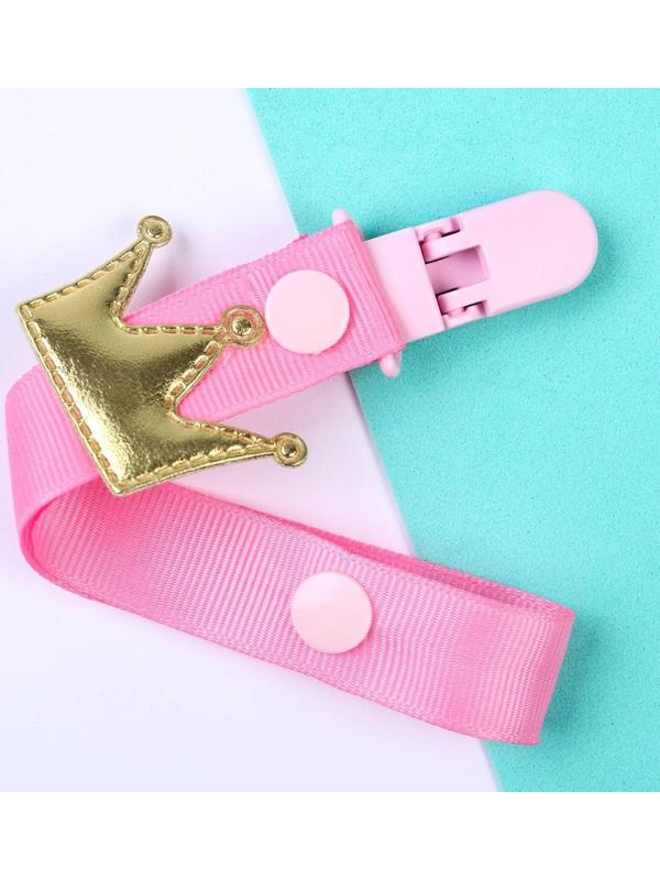 Держатель для пустышки, ниблера «Принцесса» на ленте