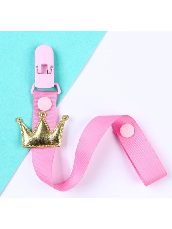 Держатель для пустышки, ниблера «Принцесса» на ленте