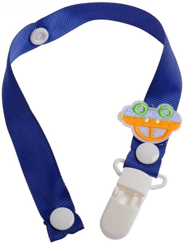 Держатель для пустышки, ниблера «Счастливый малыш» на ленте