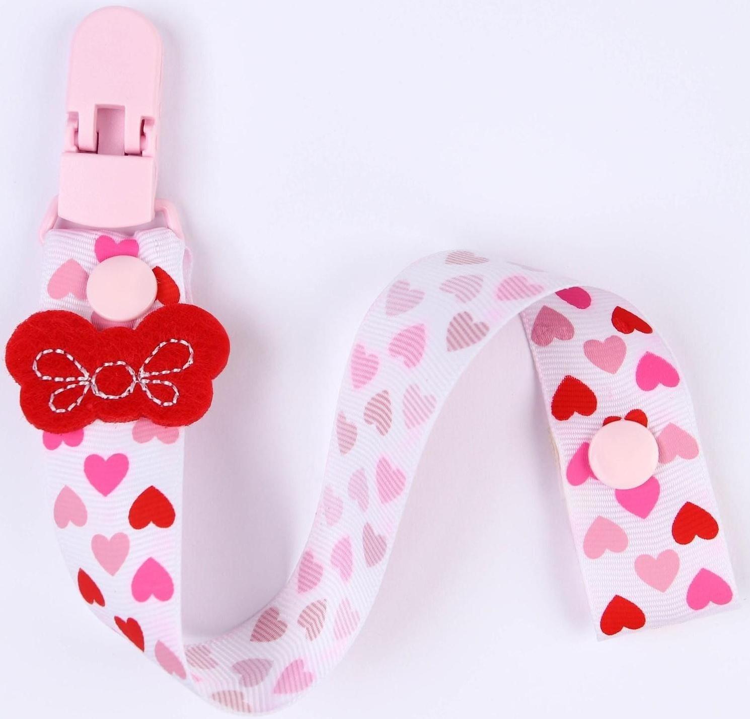 Держатель для пустышки, ниблера «Любимая дочка» на ленте